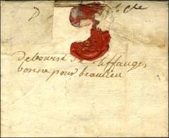 '' Déboursé De Tiffauges / Bonne Pour Beaulieu '' + '' Deb. Fontenay Le Cte '' (partiel) Sur Lettre Avec Texte Daté 1759 - Other & Unclassified