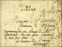 85 / UTELLE Sur Lettre Avec Texte Daté Le 20 Juillet 1813 Adressée En Franchise Au Maire De Marie. - SUP. - Andere & Zonder Classificatie