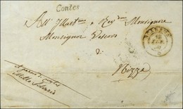 Cursive Contes Sur Lettre En Franchise Pour Nice. Au Recto, Càd De Passage SCARENA / * 12 2 50. - TB. - Sonstige & Ohne Zuordnung