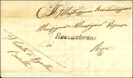 Cursive Roccasterone Sur Lettre En Franchise De Sigalé Pour Nice. 1848. - TB / SUP. - Other & Unclassified