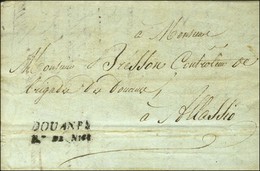 DOUANES / Don DE NICE Sur Lettre Avec Texte Daté De Nice Le 14 Septembre 1809 Adressée En Franchise à Allassio. - TB. -  - Altri & Non Classificati