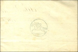 Cavallini 15c Bleu Sur Lettre Non Datée De La Direction Principale Des Postes De Nice Pour San Remo. - TB / SUP. - R. - Autres & Non Classés