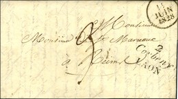 Cursive 2 / Corbeny / LAON. 1828. - SUP. - 1801-1848: Précurseurs XIX