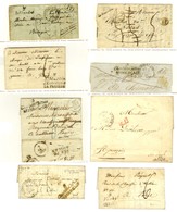 Lot De 8 Cursives De L'Allier. - B / TB. - 1801-1848: Voorlopers XIX