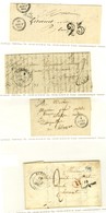 Lot De 4 Cursives De Charente. - B / TB. - 1801-1848: Precursors XIX