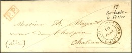 Cursive 17 / Saulzais- / Le-Potier + P. P. Rouge. - TB. - 1801-1848: Precursori XIX