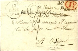 Cursive 20 / Fontaine-Française + 20 / MIREBEAU SUR BEZE Dateur A.1830. - TB / SUP. - R. - 1801-1848: Voorlopers XIX