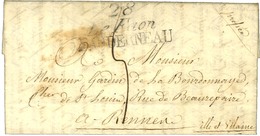 Cursive 28 / Le Faon / LANDERNEAU. 1819. - TB. - 1801-1848: Precursori XIX