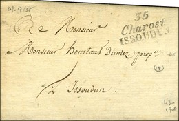 35 / Charost / ISSOUDUN Sur Lettre Avec Texte Daté 1825. - SUP. - 1801-1848: Précurseurs XIX