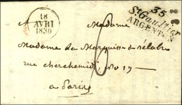 Cursive 35 / St Gaultier / ARGENTON, Dateur A. 1830. - SUP. - R. - 1801-1848: Precursori XIX