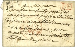 Cursive 36 / Joué + P. P. Rouge. 1847. - SUP. - 1801-1848: Precursori XIX