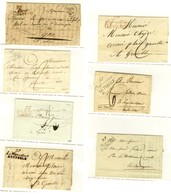 Lot De 7 Cursives De L'Isère. - B / TB. - 1801-1848: Precursori XIX