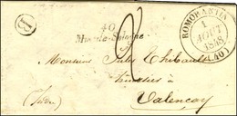 Cursive 40 / Mur-de-Sologne + B. Rur. B (Soings) Sur Lettre Pour Valencay. 1848. - TB / SUP. - 1801-1848: Précurseurs XIX