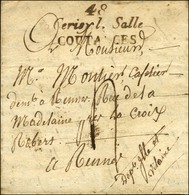 Cursive 48 / Cerisy La Salle / COUTANCES Sur Lettre Pour Rennes. 1827. - TB. - R. - 1801-1848: Voorlopers XIX