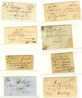 Lot De 8 Cursives De La Manche. - B / TB. - 1801-1848: Precursors XIX