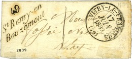 Cursive 49 / St Remy-en / Bouzemont + Càd T 13 VITRY-LE-FRANCOIS (49) Sur Lettre Locale. 1839. - SUP. - 1801-1848: Voorlopers XIX