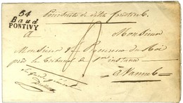 Cursive 54 / Baud / PONTIVY Sur Lettre En Franchise Taxée. 1822. - SUP. - 1801-1848: Voorlopers XIX