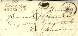 Cursive 59 / Ecouché / ARGENTAN, Dateur A. 1830. - TB. - R. - 1801-1848: Precursors XIX