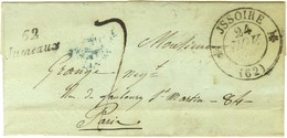 Cursive 62 / Jumeaux + Càd T 12 ISSOIRE (62) Sur Lettre Pour Paris. 1840. - TB. - 1801-1848: Precursors XIX