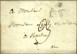 68 / Duerne / LYON Sur Lettre Avec Texte Daté 1821. - TB / SUP. - R. - 1801-1848: Precursori XIX