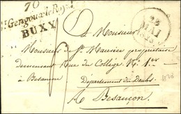 Cursive 70 / St Gengoux Le Royal / BUXY Sur Lettre Pour Besançon, Dateur A. 1828. - SUP. - 1801-1848: Precursori XIX