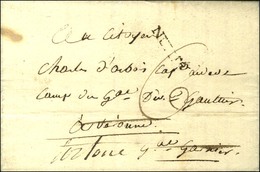 Lettre Avec Texte Daté De Tende Le 19 Ventose An 5 Sur Lettre Avec Bon Texte Adressée à Verone Réexpédiée à Tortone. Au  - Armeestempel (vor 1900)