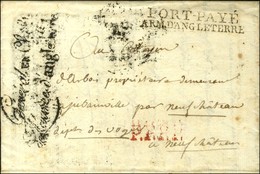 PORT PAYE / ARM. D'ANGLETERRE (superbe Frappe) + Franchise Général En Chef / De L'Armée D'Angleterre Sur Lettre Avec En- - Marques D'armée (avant 1900)