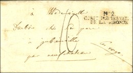 N° 2 / CORPS D'OBSERVATION / DE LA GIRONDE Sur Lettre Avec Texte Daté De Valladolid Le 29 Septembre 1801. - TB. - R. - Bolli Militari (ante 1900)