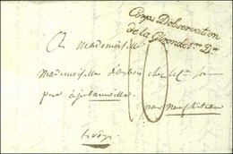 Corps D'observation / De La Gironde 1ere Don Sur Lettre Avec En-tête Imprimé Du Corps D'Observation De La Gironde Daté A - Bolli Militari (ante 1900)