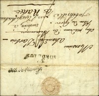 Lettre Avec Bon Texte Datée Santiago De Cuba Le 11 Janvier 1804 Pour Nancy Réexpédiée à Jubainville. Au Recto, MP D'entr - Army Postmarks (before 1900)