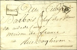 MP Encadrée B. DU C. (bureau Du Caroussel) Sur Lettre à En-tête Du Ministère De La Guerre (signée Par Le Ministre Schére - Marques D'armée (avant 1900)