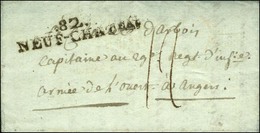 82 / NEUF-CHATeau (46 X 8) Sur Lettre Avec Texte Datée De Jubainville Le 9 Février 1794, Adressée à L'armée De L'Ouest à - Marques D'armée (avant 1900)