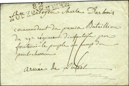 82 / MOUZON-MEUSE (NR De Neufchâteau) Sur Lettre Avec Texte Daté De Jubainville Le 14 Germinal An 3 Adressée Au Camp Du  - Army Postmarks (before 1900)