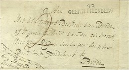 93 / GEERTRUIDENBERG Sur Lettre Avec Texte Daté 1817. - TB / SUP. - R. - 1792-1815: Départements Conquis