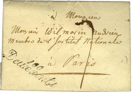 100 / Deux Ponts Sur Lettre Avec Texte Daté '' 14 Juillet 1812 '' Pour Paris. - SUP. - 1792-1815: Départements Conquis