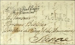 P.112.P / FLORENCE Sur Lettre En Franchise Le Directeur De L'Enreg / Et Des Domaines Sur Lettre Avec Texte Daté De Sienn - 1792-1815: Dipartimenti Conquistati