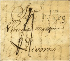 112/ PRATO Sur Lettre Avec Texte Daté 1812. - SUP. - 1792-1815: Dipartimenti Conquistati