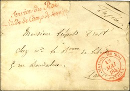 Càd Rouge MAISON DU ROI / NEUILLY (S N° 4565a) + Service Du Roi / L'Aide De Camp De Service (R) (S N° 4570) Et Cachet De - 1801-1848: Precursori XIX