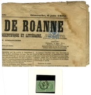 Journal Et Paire De 5c Bordeaux Détachée. - B / TB. - Collections
