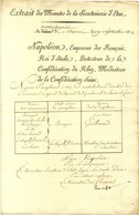 [NAPOLÉON 1er, Napoléon Bonaparte (1769-1821), Premier Consul Puis Empereur Des Français]. - Other & Unclassified