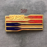 Badge Pin ZN006964 - Rowing / Kayak / Canoe Yugoslavia Croatia Federation Association Union SVSH - Remo