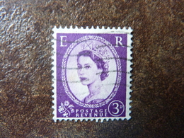 1952/1954 QUEEN ELISABETH  3d  Lilac Graphite-lined  SG = 520  Used - Oblitérés