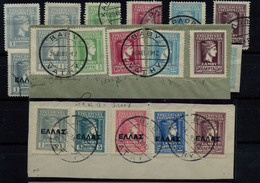 3022- Grecia Nº 110, 180, 4/14 - Neufs