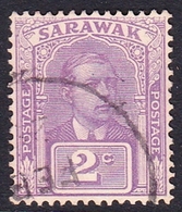 Malaysia-Sarawak SG 63 1923 Sir James Brook, 2c Purple, Used - Sarawak (...-1963)