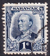 Malaysia-Sarawak SG 91 1932 Sir James Brook, 1c Indigo, Used - Sarawak (...-1963)