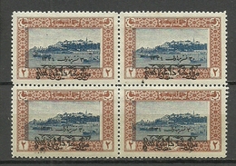 Turkey; 1919 Commemorative Stamp For The Armistice 2 K. ERROR "Inside Blue Print Misplaced" (Signed) - Ongebruikt