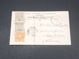 PORTUGAL - Affranchissement  Sur Carte Postale En 1907 - L 18967 - Cartas & Documentos