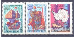 1981. USSR/Russia, Antarctic Explorations, 3v, Mint/** - Nuevos