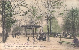 ***  75  ***  PARIS  Square Des Batignoles Le Kiosque TTB Timbrée - Arrondissement: 17