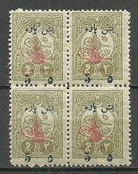 Turkey; 1919 Surcharged Stamp, ERROR "Misplaced Overprint" - Ongebruikt